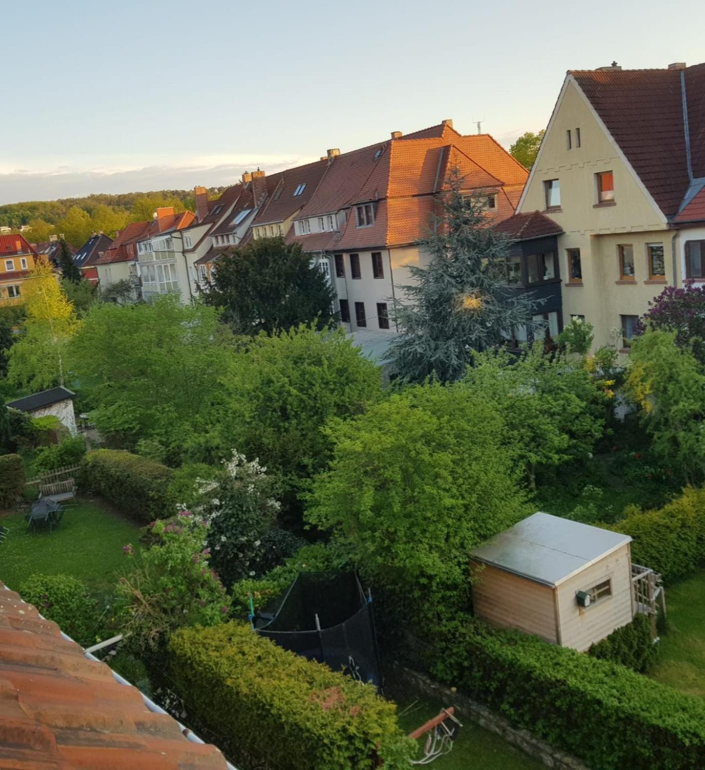 Apartment Am Suedpark Erfurt - Inkl Garten Mit Sitzlounge - Zentrumsnah Exterior foto